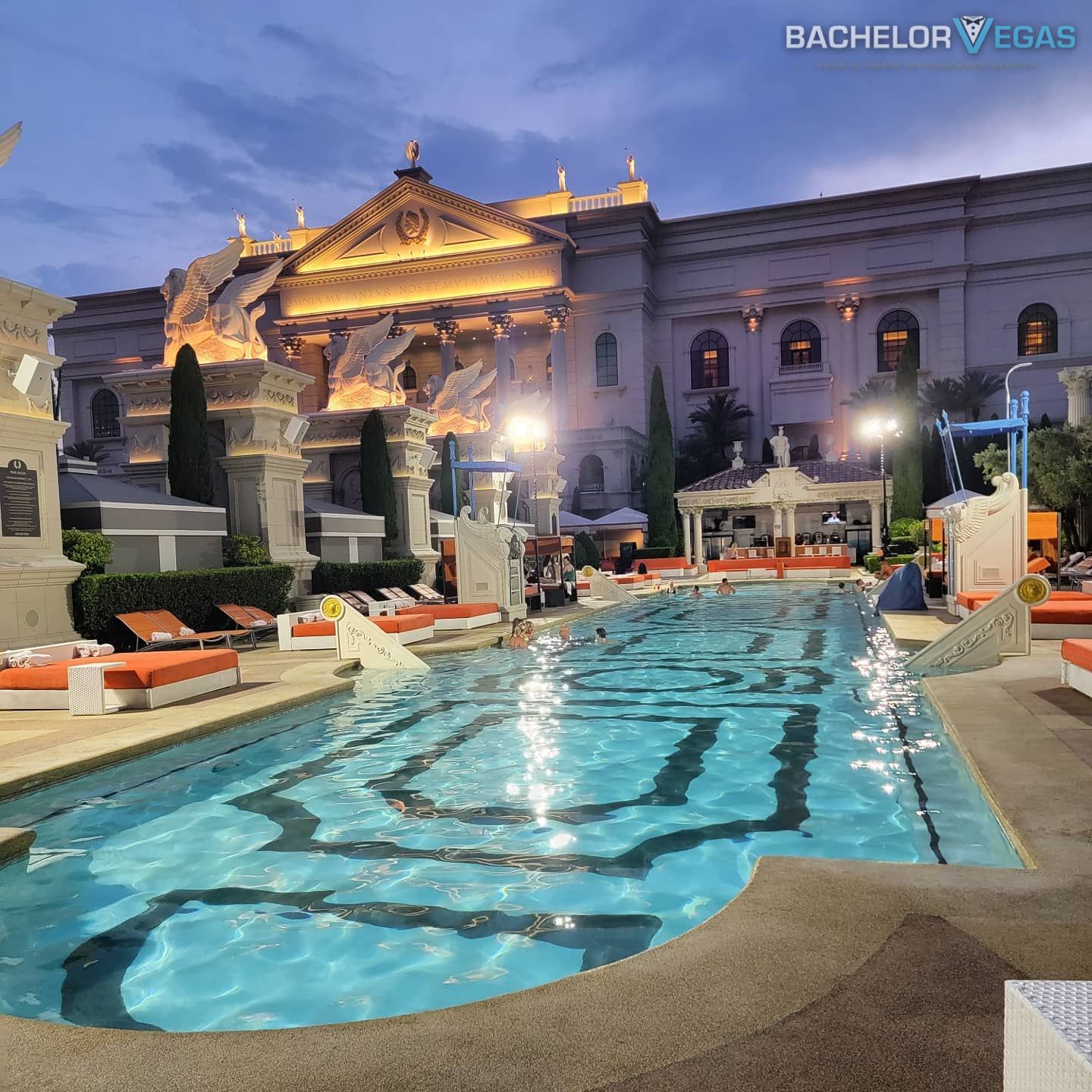caesars pool party